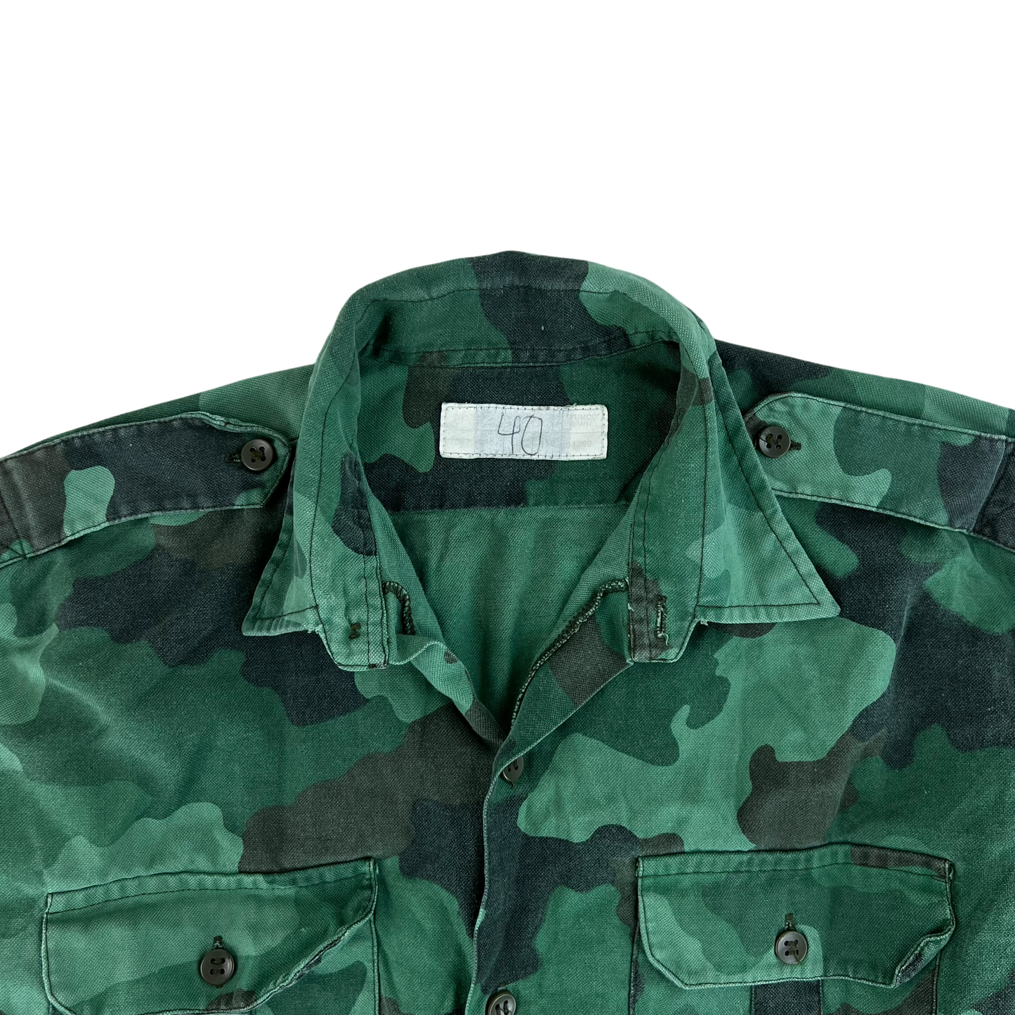 Serbian Army M93 Oak Leaf Camouflage Shirt - Large