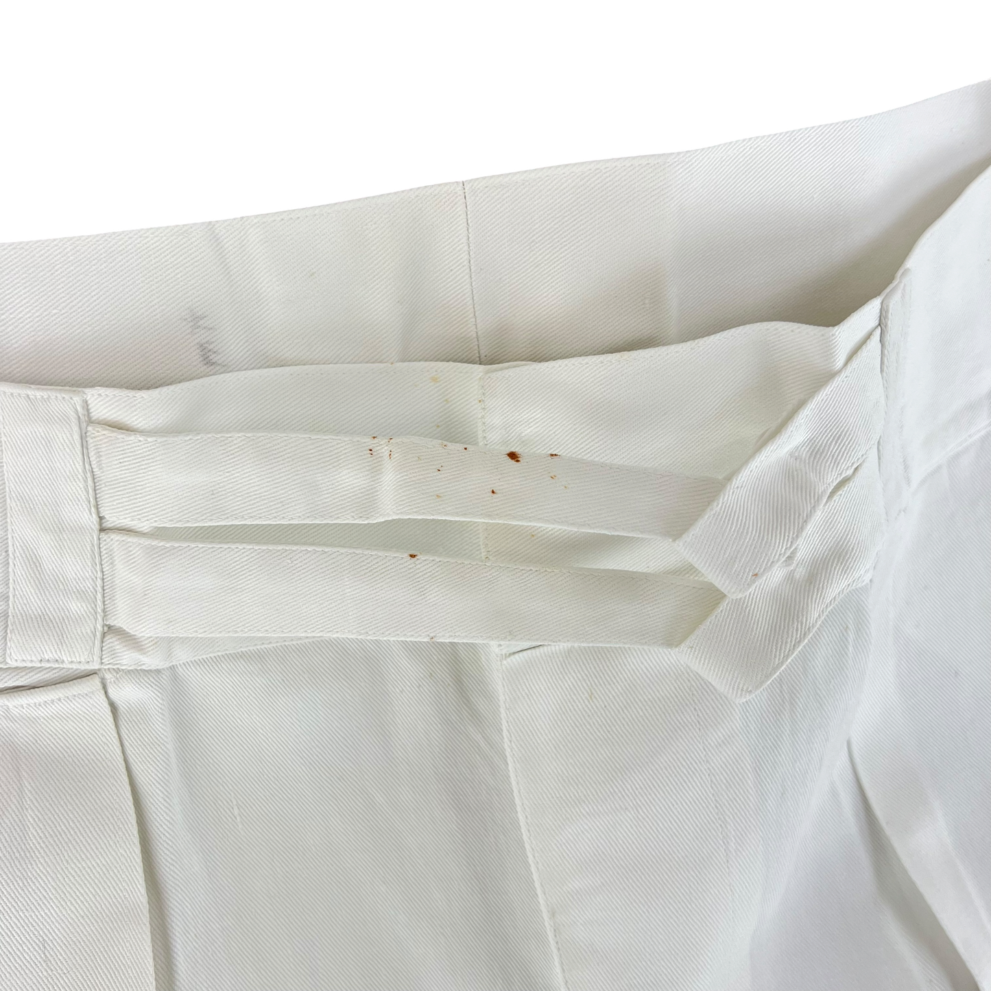 British Merchant Navy 50s Tropical White Shorts - W40
