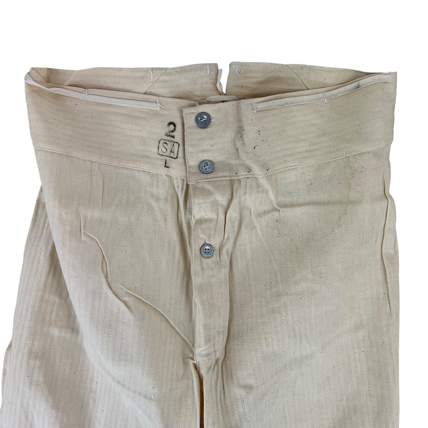 Finnish Army WW2 Medical Pyjama Bottoms - W33 L29.5