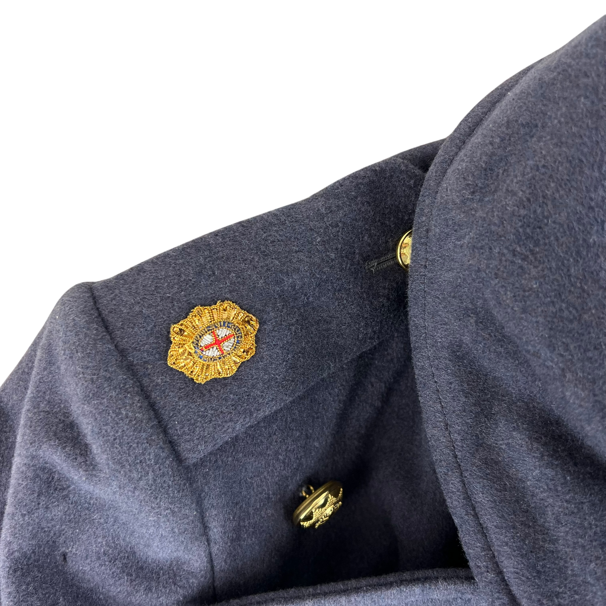 British Army Officer's Double Breasted Wool Greatcoat - Coldstream Guards - Medium