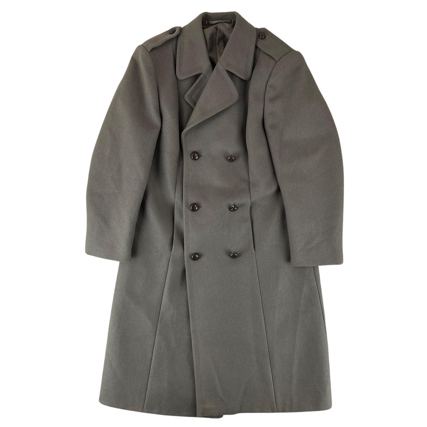 Dutch Army 80s Taupe Greatcoat - Medium