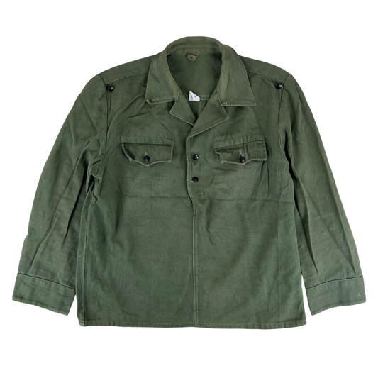 Bulgarian People's Army Olive Green Cossack Shirt - Large