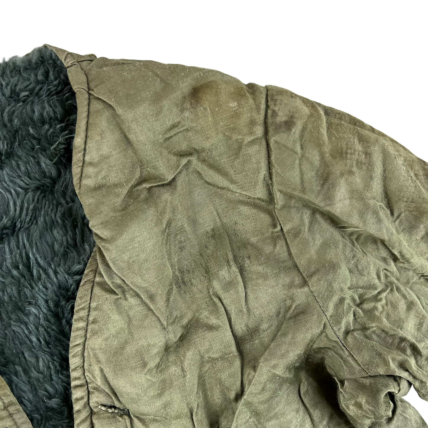 Greek Army M65 Faux Fur Jacket Liner - Medium