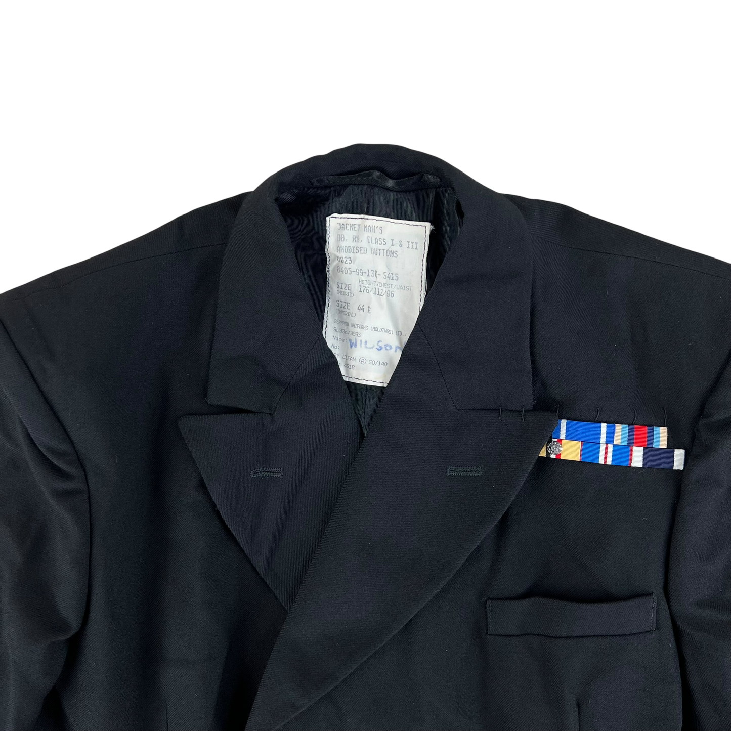 British Royal Navy Officer's No 1B Class 1 & 3 Dress Jacket - Large