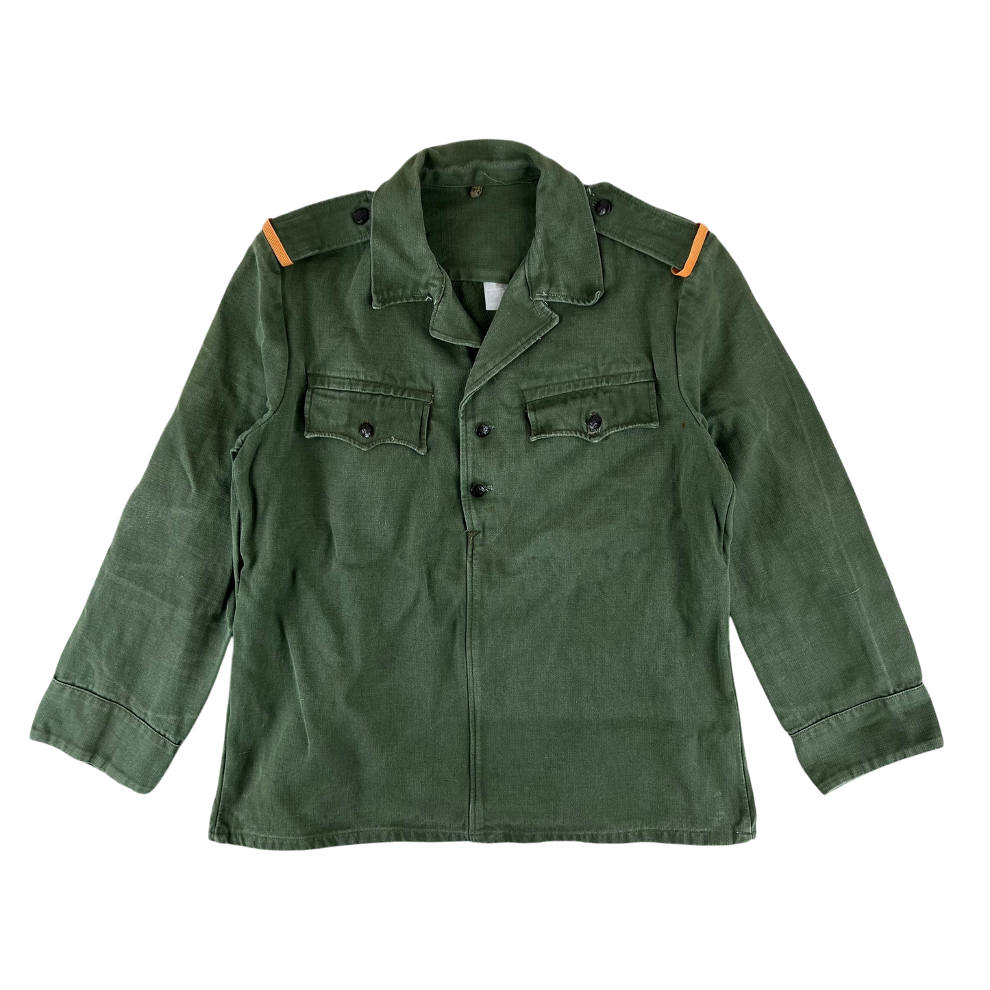 Bulgarian People's Army Olive Green Cossack Shirt - Large