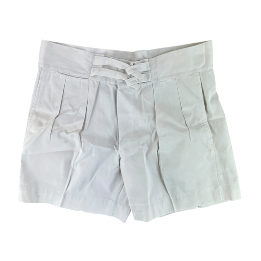 British Merchant Navy 50s Tropical White Shorts - W39