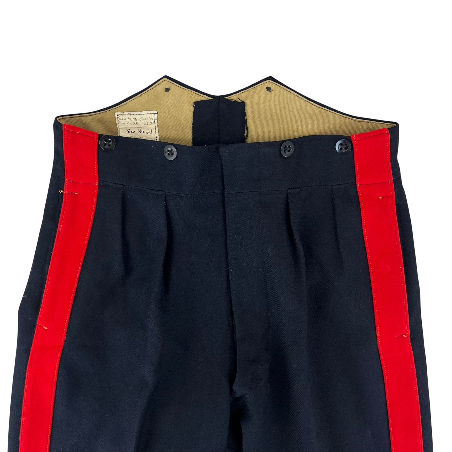 British Army 1950's Footguards No 1 Blues Dress Trousers - W33 L31