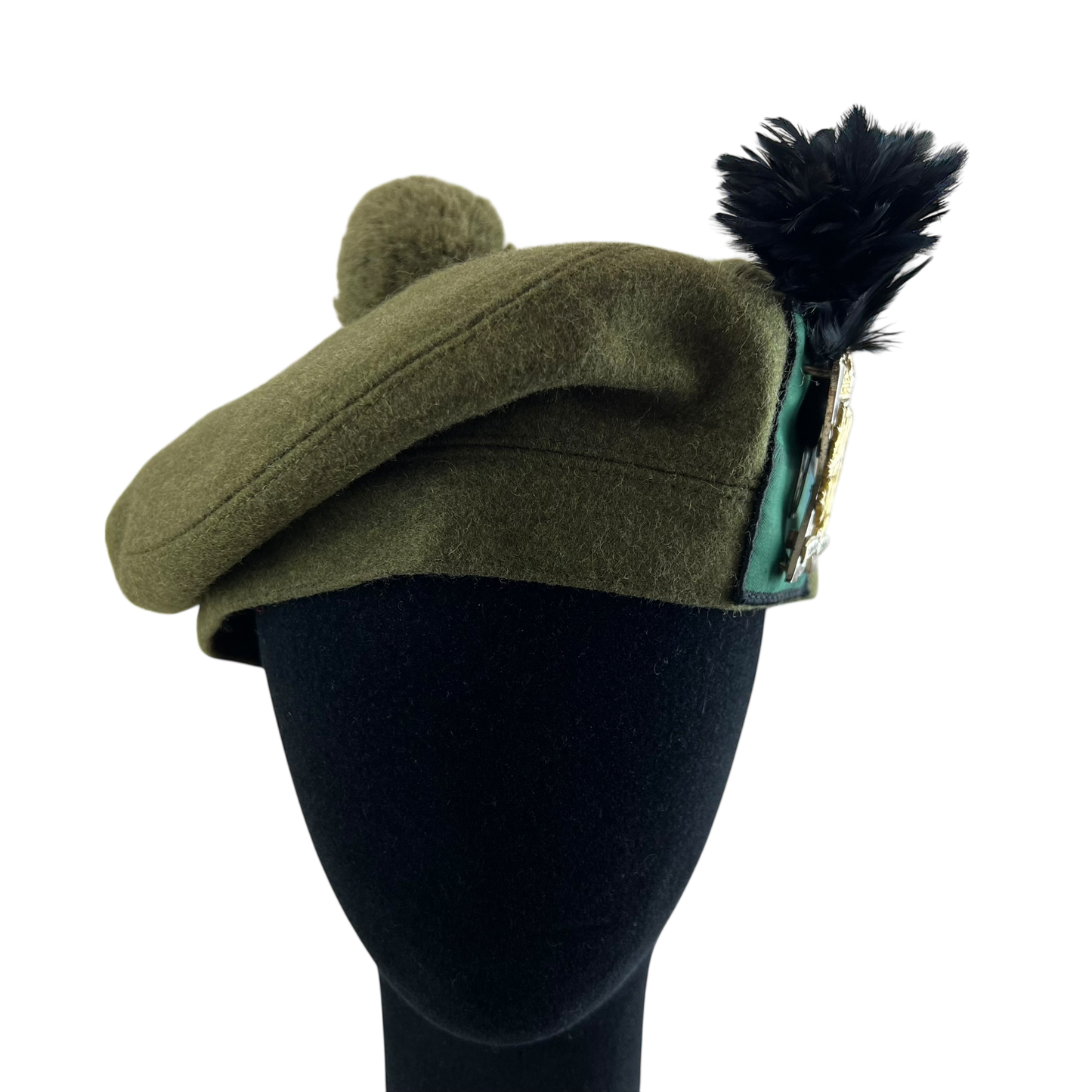 British Army Tam o Shanter w/ Plume - Royal Regiment of Scotland - Medium