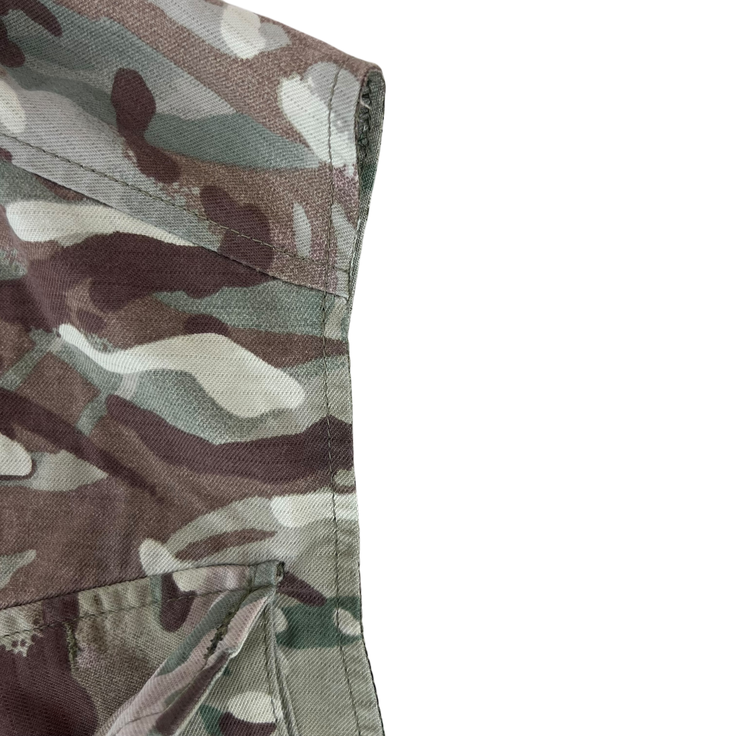 British Army MTP Camouflage Field Tailored Barracks Shirt / Vest - Small 160/88