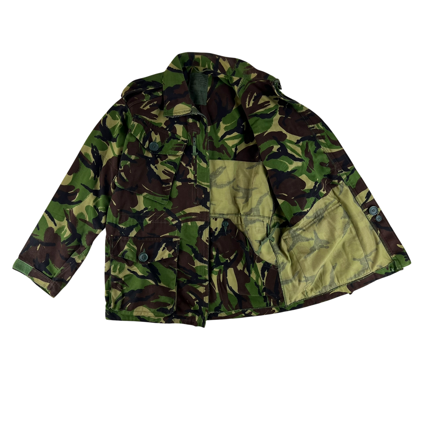 British Army 84 Pattern Woodland DPM Camo Combat Smock - Large 170/104