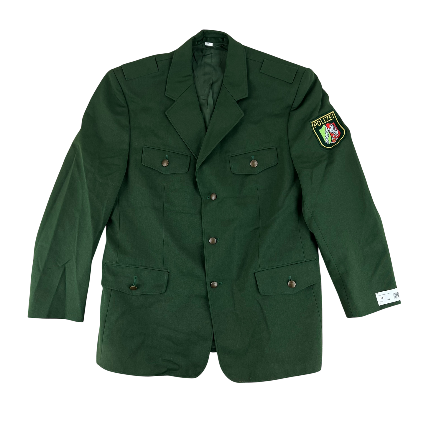 German Police Green Dress Jacket - Large