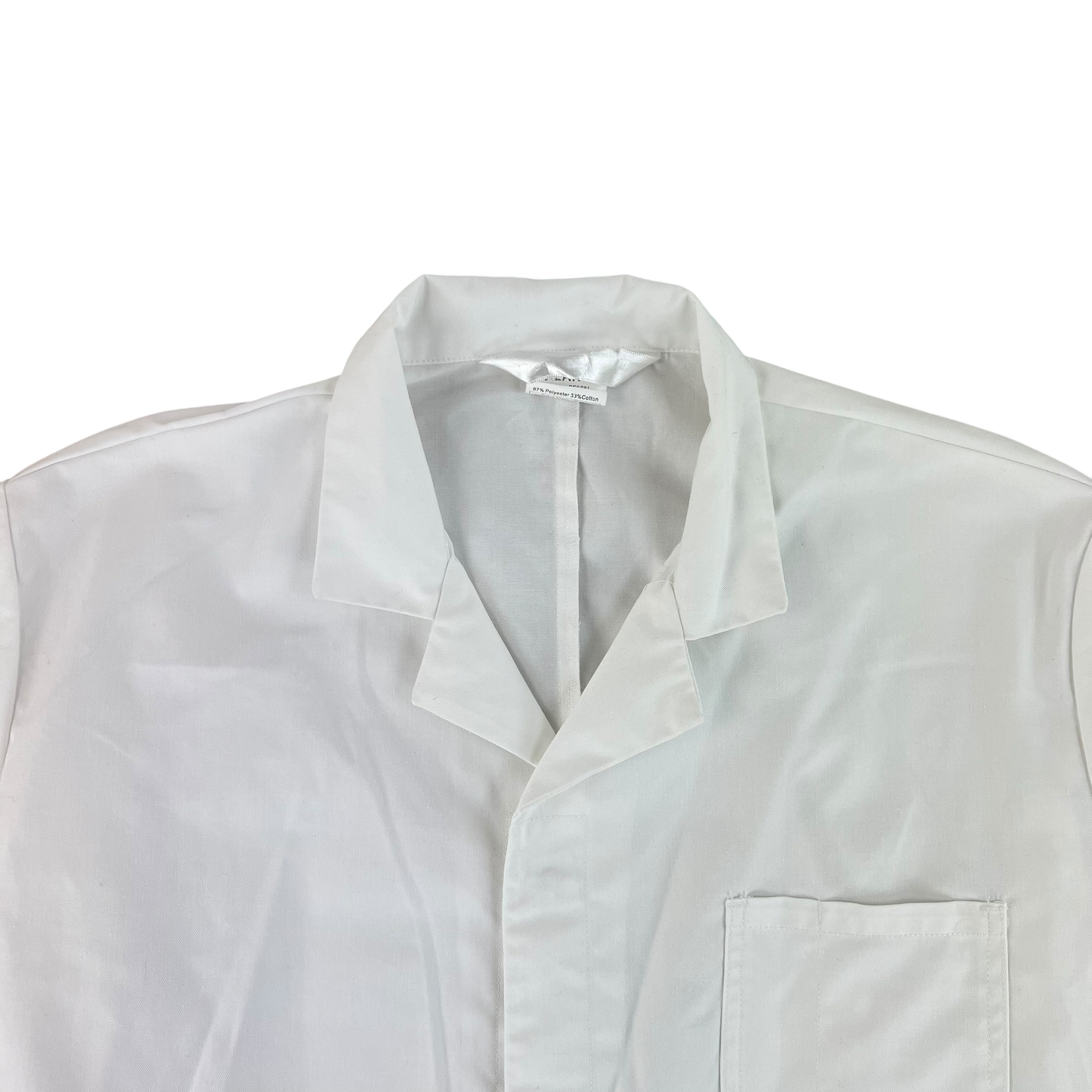 British Royal Navy White Dust Coat Overall - X Large