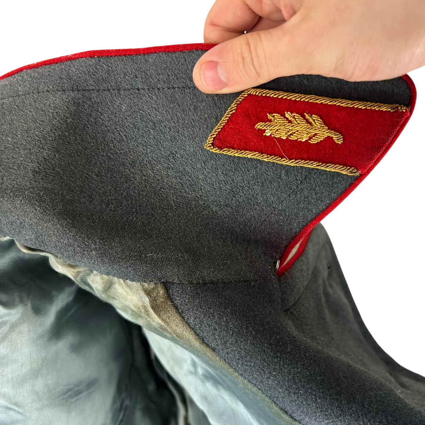 Soviet Russian Army Grey Wool General's Greatcoat - Large