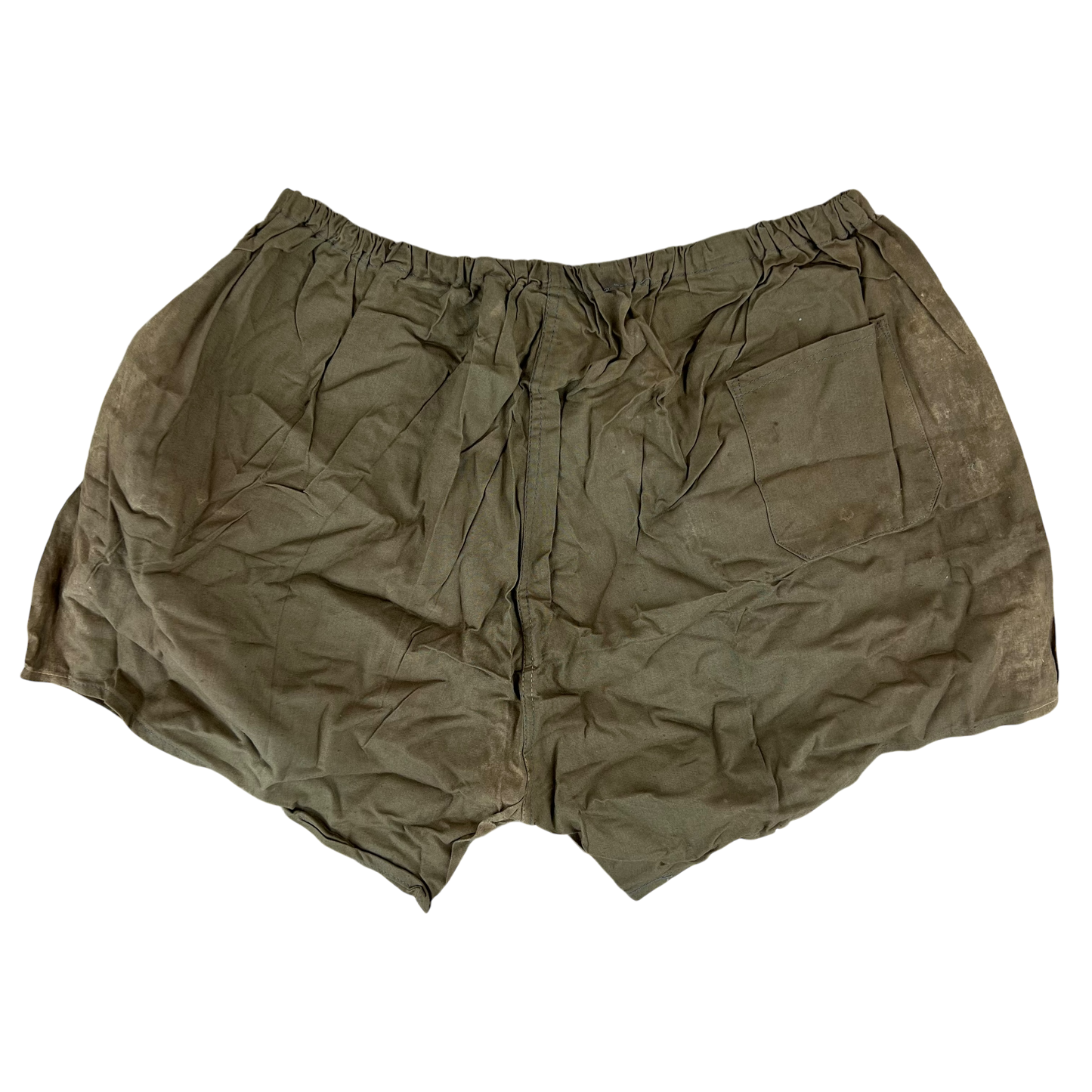 Czechoslovak Army 70's Khaki PTI Shorts - Small