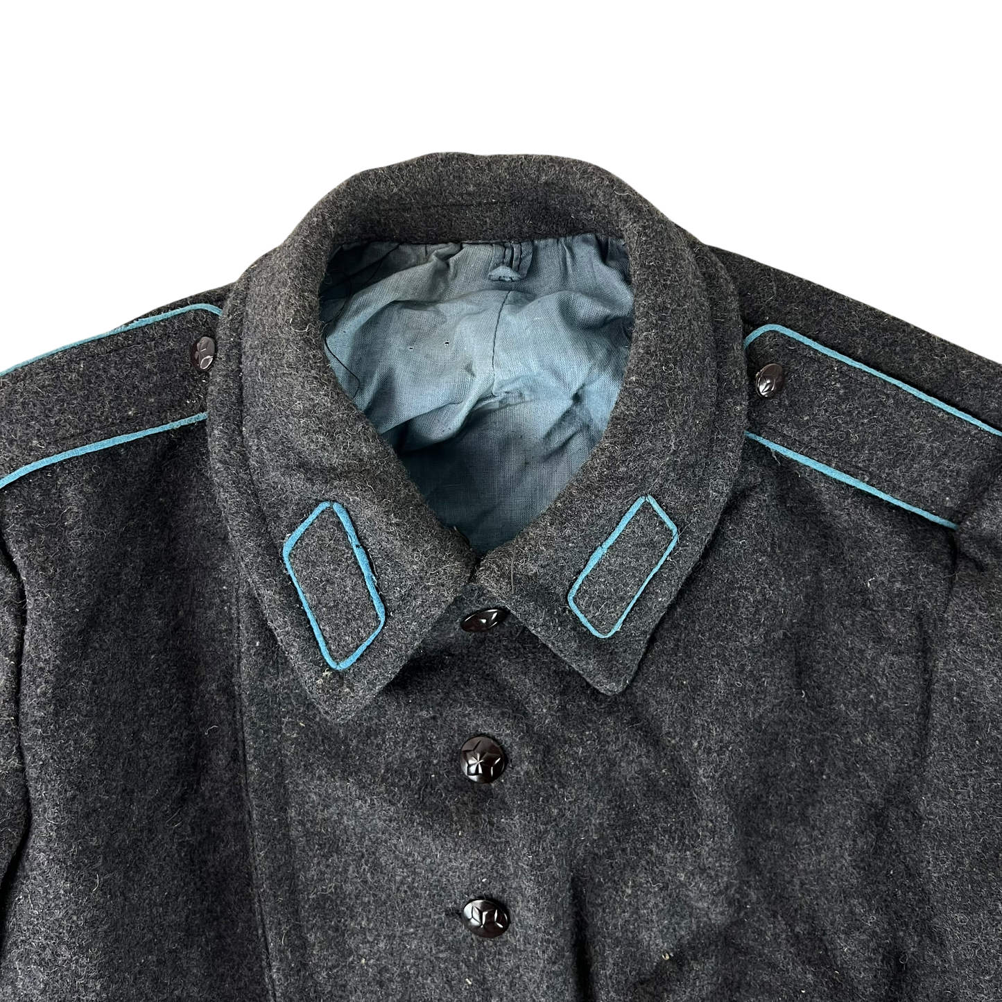 Bulgarian People's Army 70s Grey Wool Greatcoat - Large