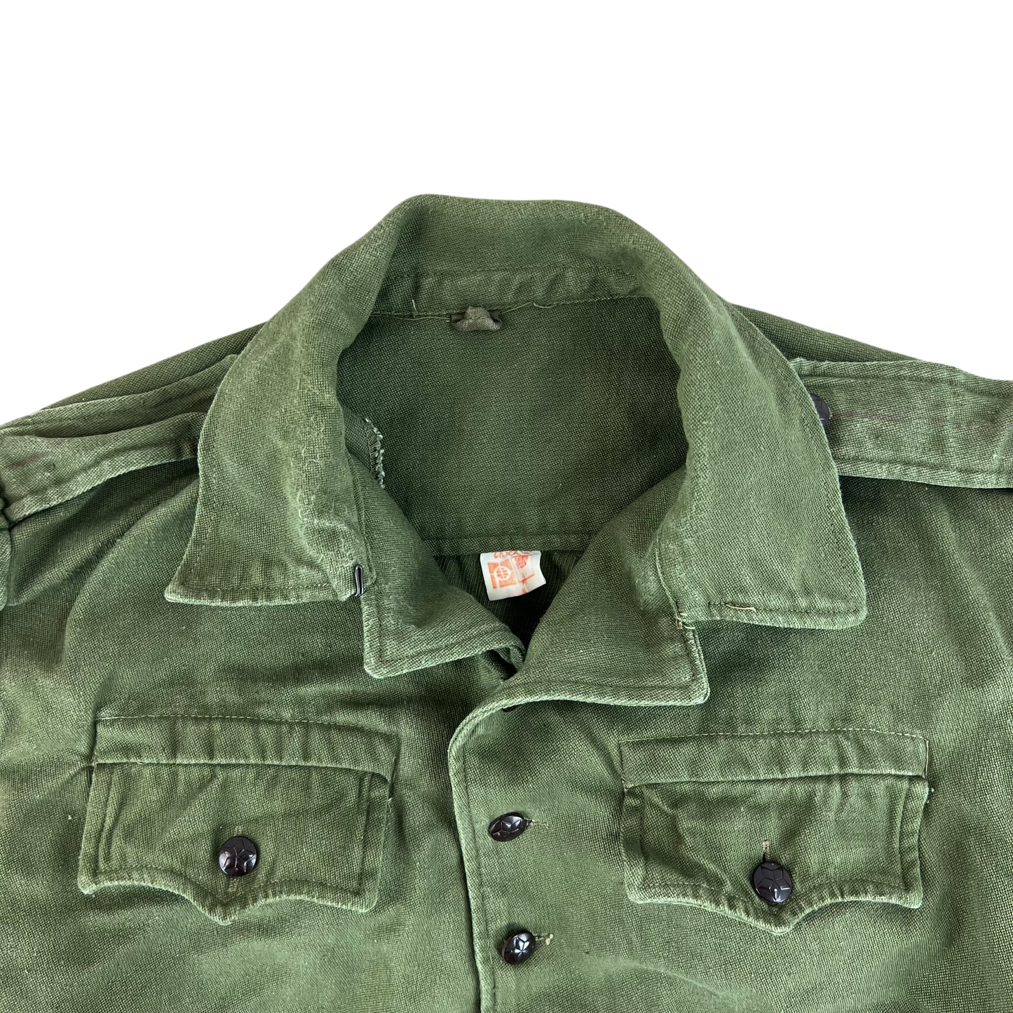 Bulgarian People's Army Olive Green Cossack Shirt - Medium