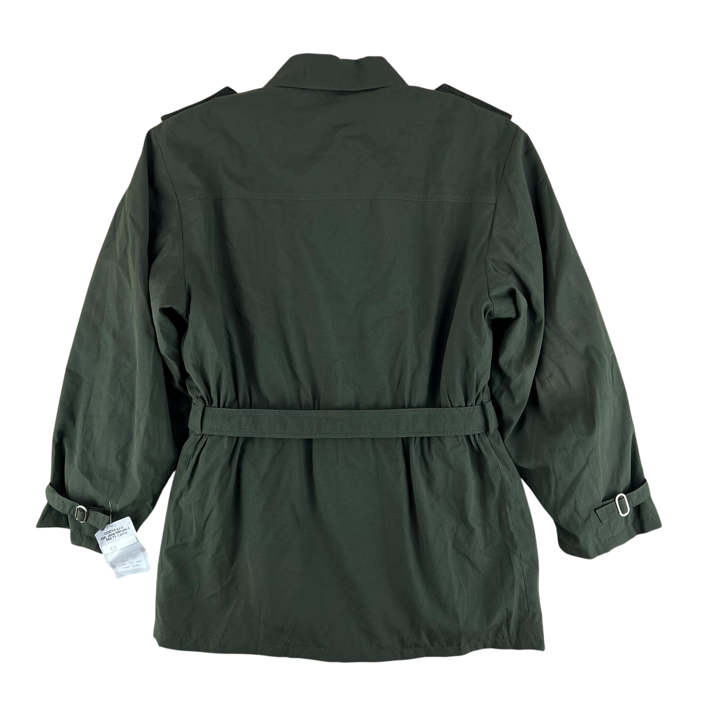 Slovak Army M97 Guard's Coat Olive Drab w/ Liner - Large