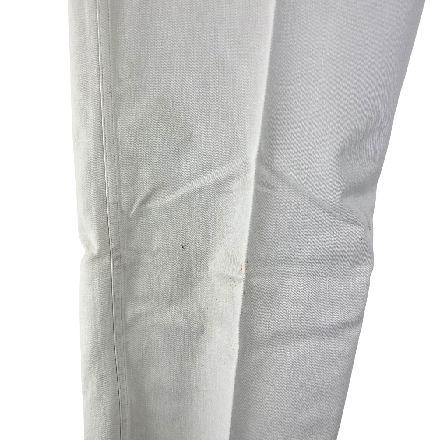 British Merchant Navy 50s Tropical White Trousers - W40 L32.5