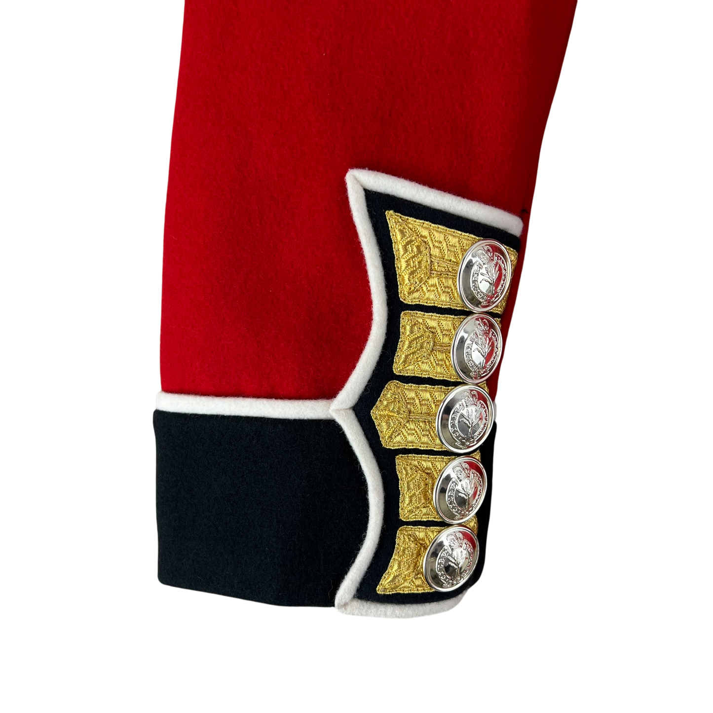 British Army CQMS & Sergeants Bandsman's Tunic Jacket w/ Wings - Welsh Guards - Small