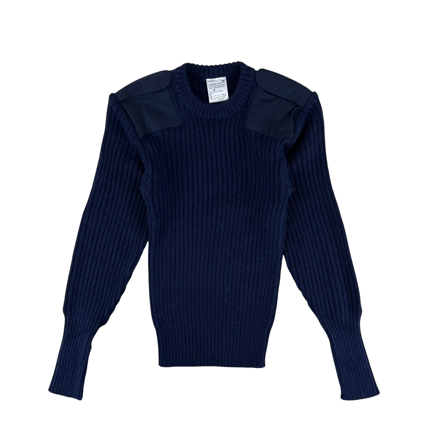 British Royal Navy Wool Crew Neck Pullover Jersey Jumper - Small 88cm