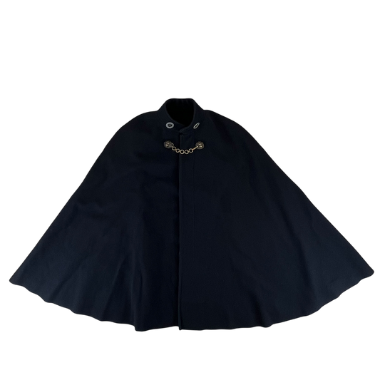 British Police Officer's Black Rain Cloak - Small / Medium