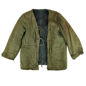 Greek Army M65 Faux Fur Jacket Liner - Small