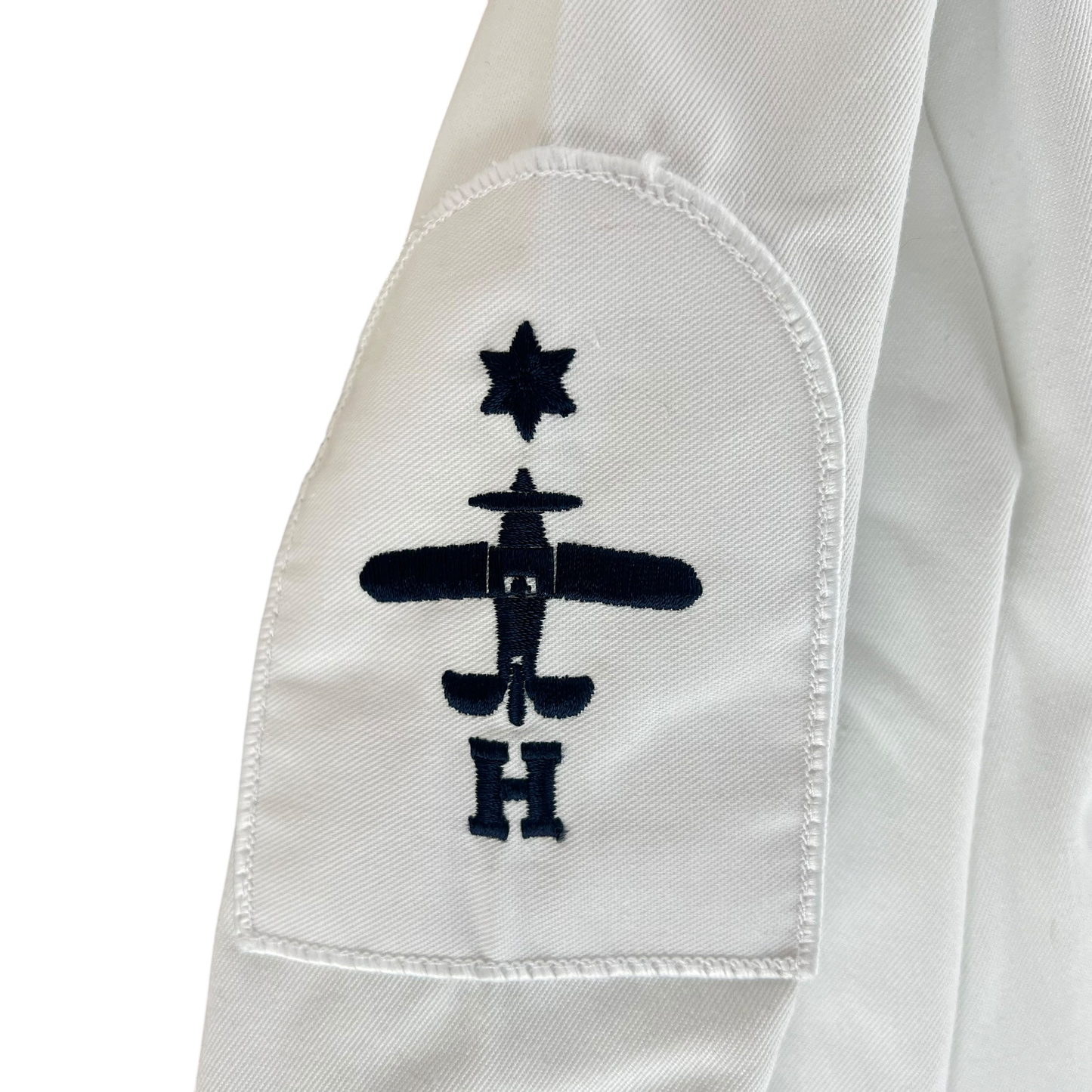 British Royal Navy Class II White Jumper Sailor's Top - Medium 170/100