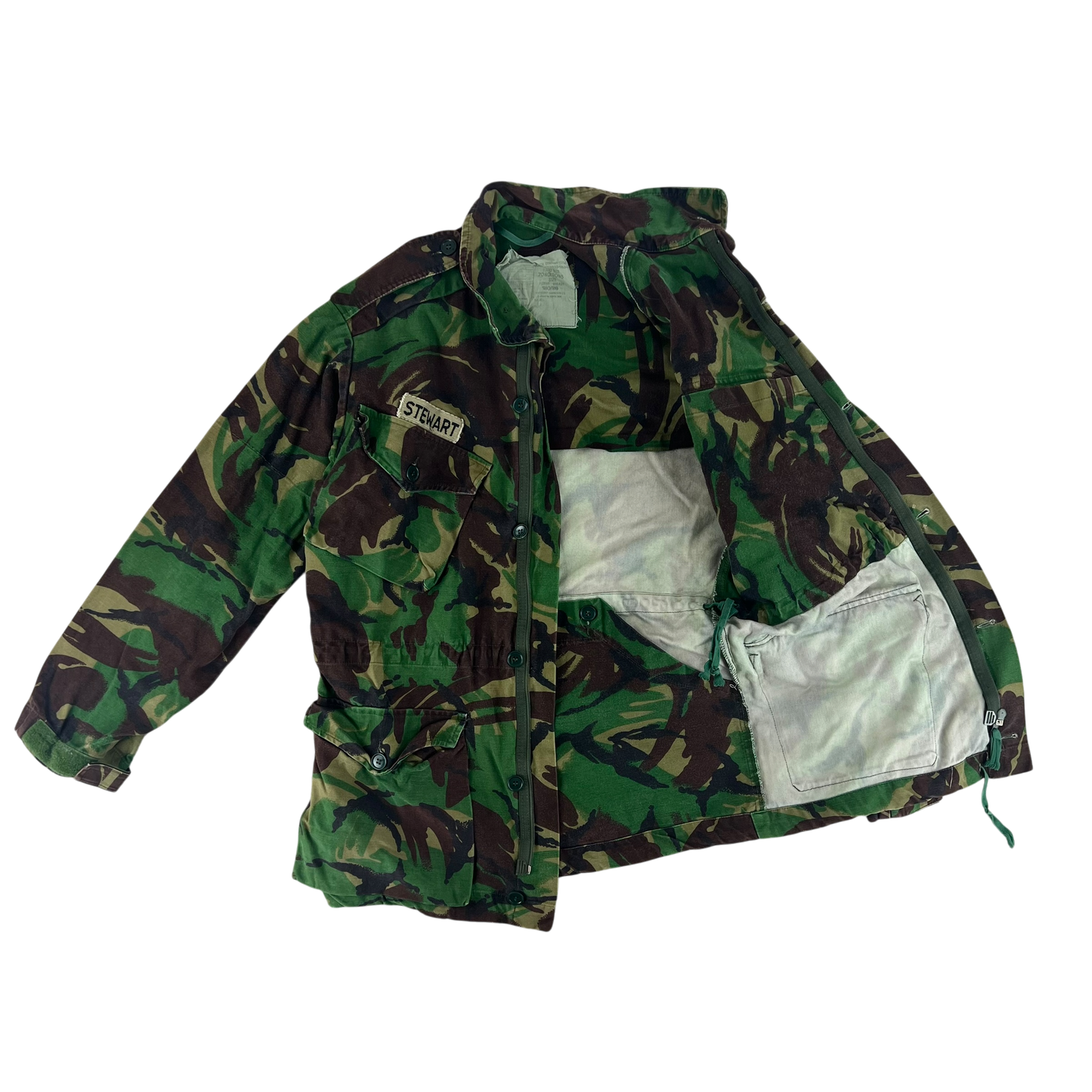 British Army 85 Pattern Woodland DPM Camo Combat Smock - Medium 180/96