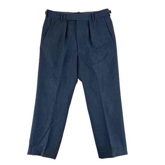 British RAF 72 Pattern Blue-Grey Dress Trousers - W36 L29