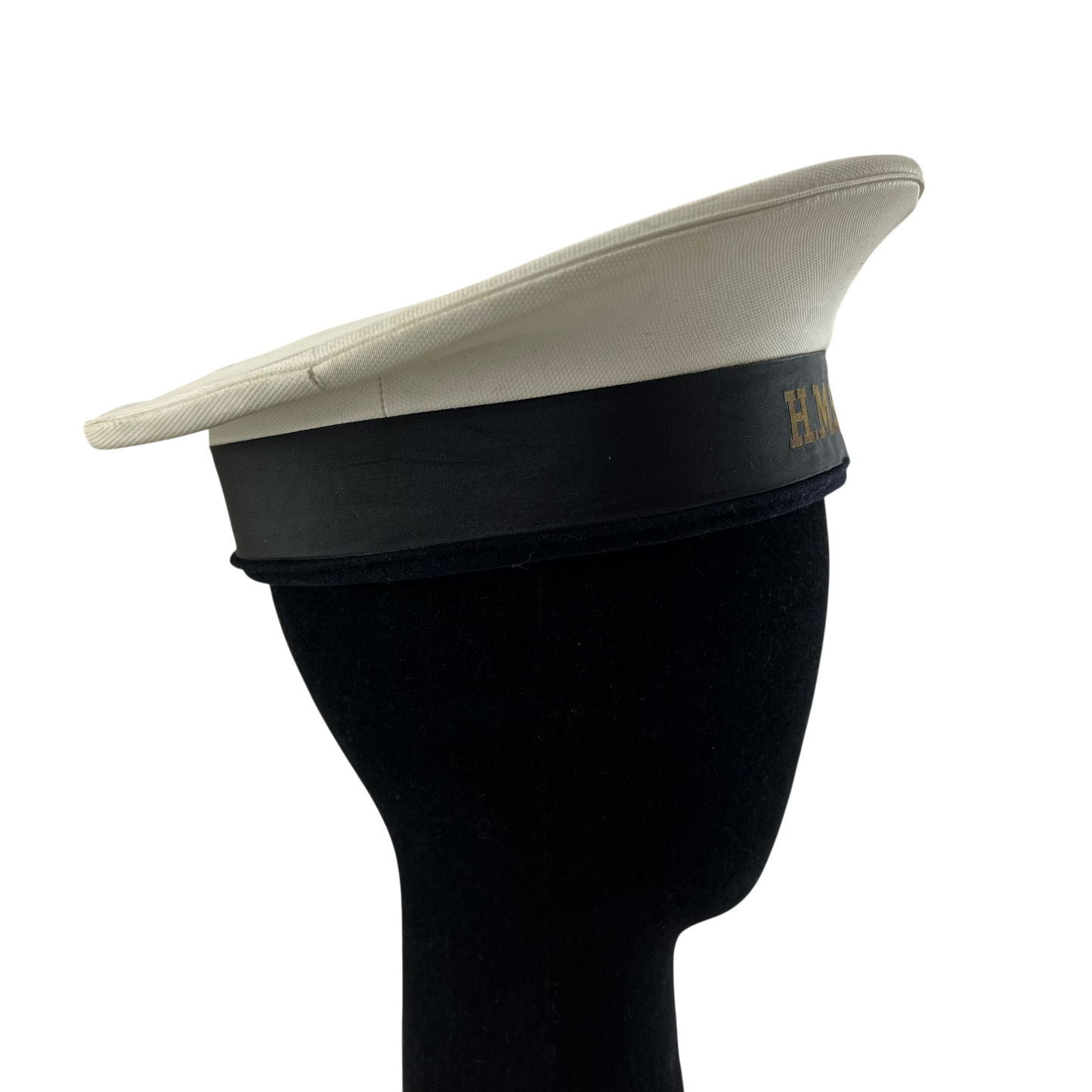 British Royal Navy WW2 Sailor's "Pork Pie" Hat - HMS Sussex - Small