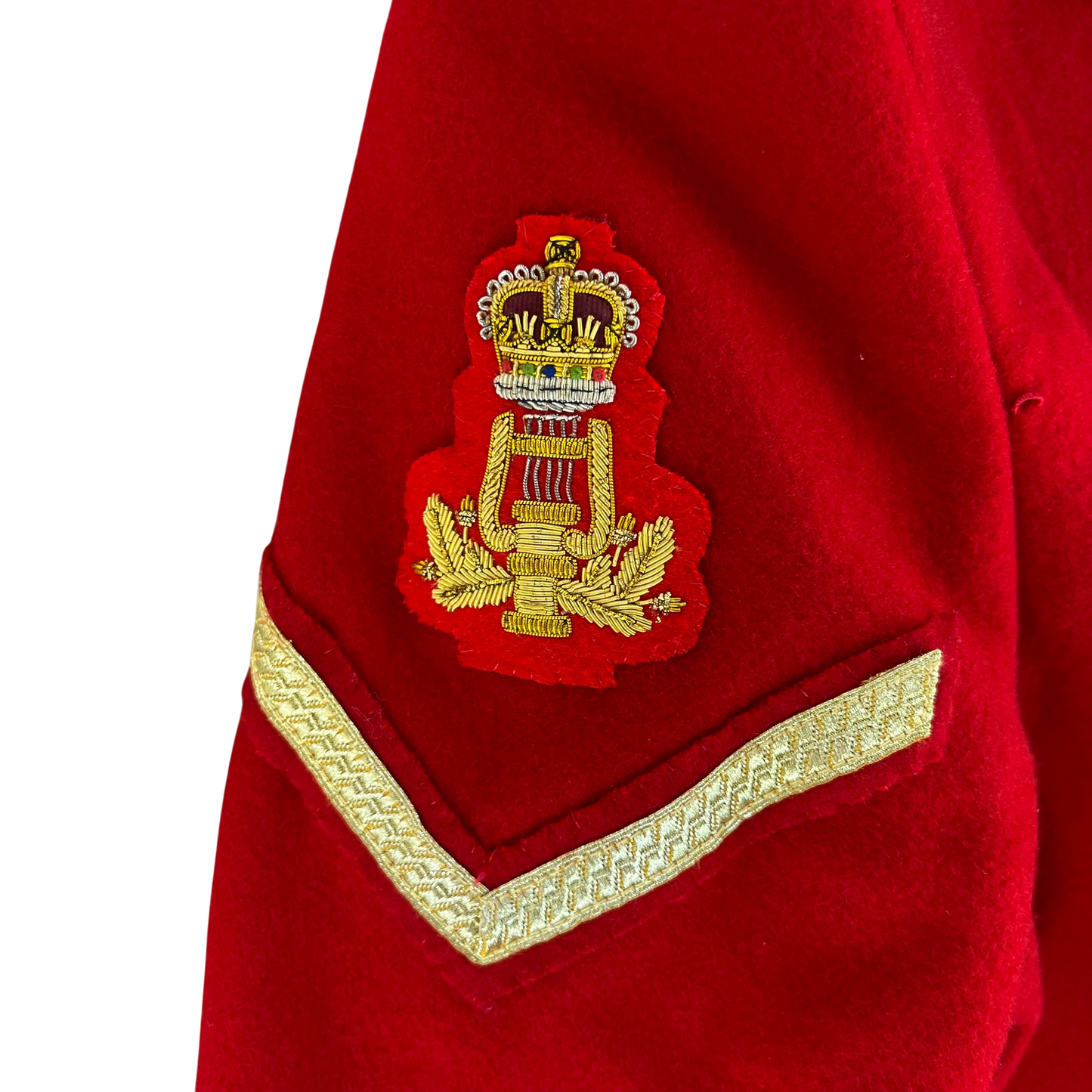 British Army Red Tunic Jacket - Queen's Division Minden Band - Small