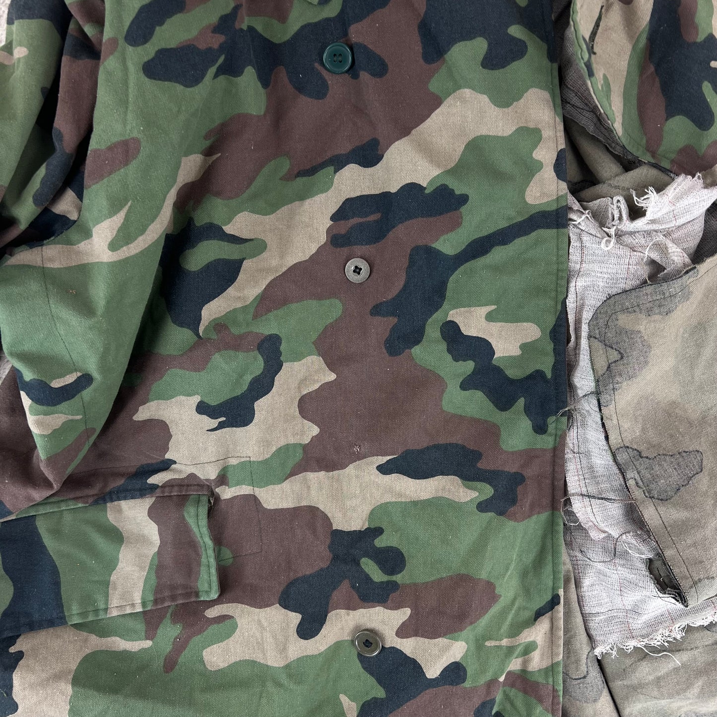 Slovak Army M97 Camouflage Dispatch Trench Coat - XX Large