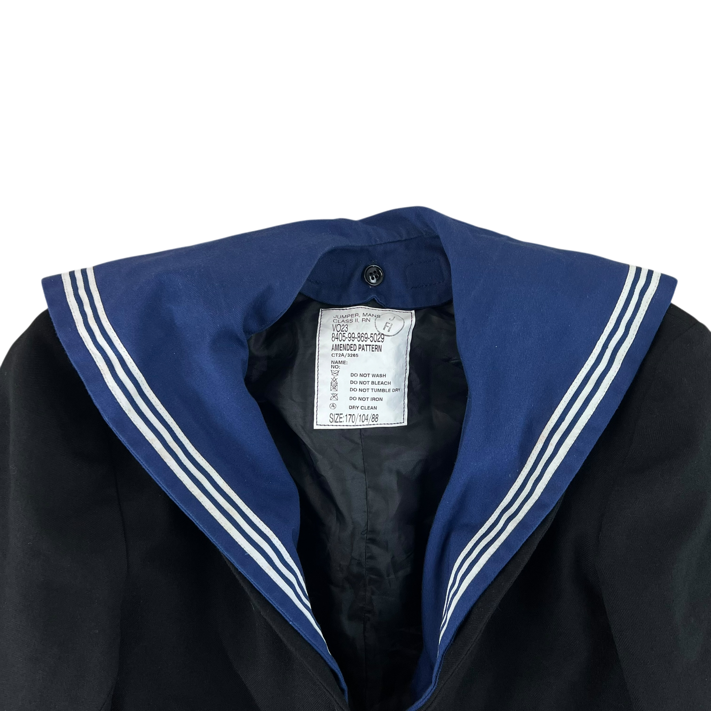 British Royal Navy Class II Jumper Sailor's Top - Medium