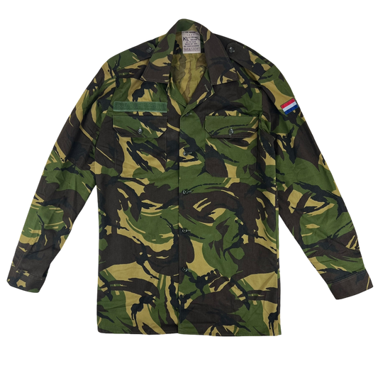 Dutch Army Field Shirt DPM Woodland Camouflage Long Sleeve - Medium