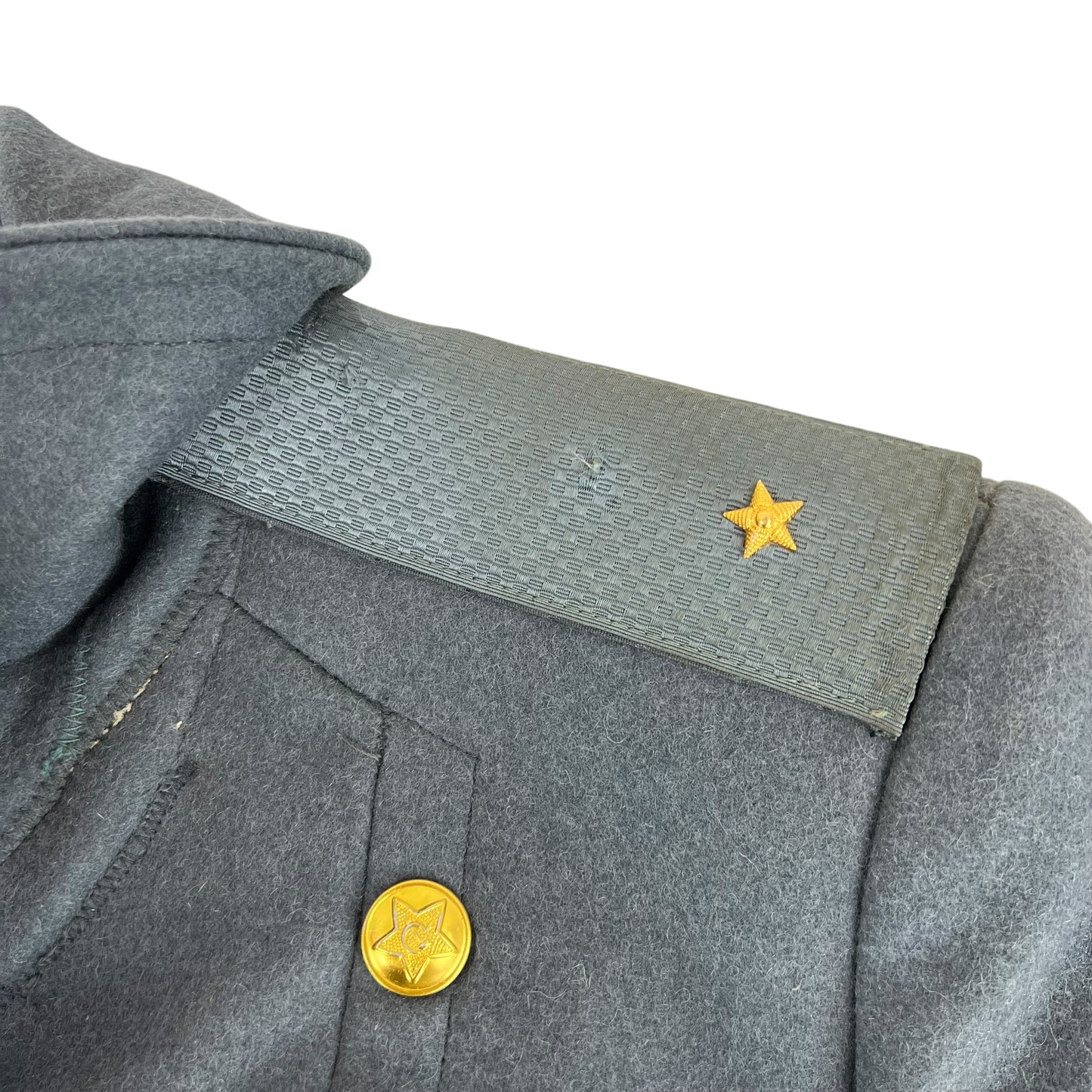 Soviet Army Officer's Greatcoat Construction Corps - Small