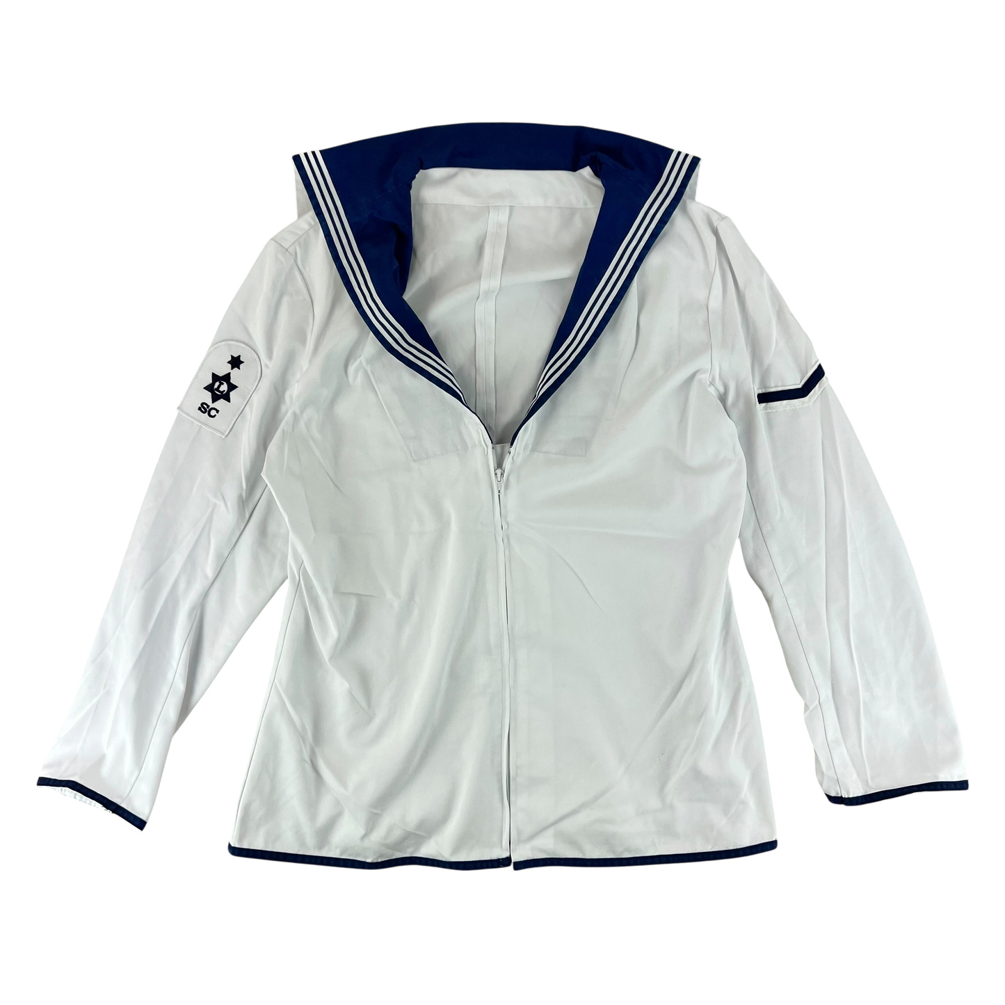 British Royal Navy Class II White Jumper Sailor's Top - X Large 182/116
