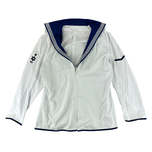 British Royal Navy Class II White Jumper Sailor's Top - X Large 182/116