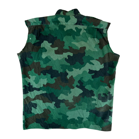 Serbian Army M93 Oak Leaf Camouflage Field Tailored Vest - X Large