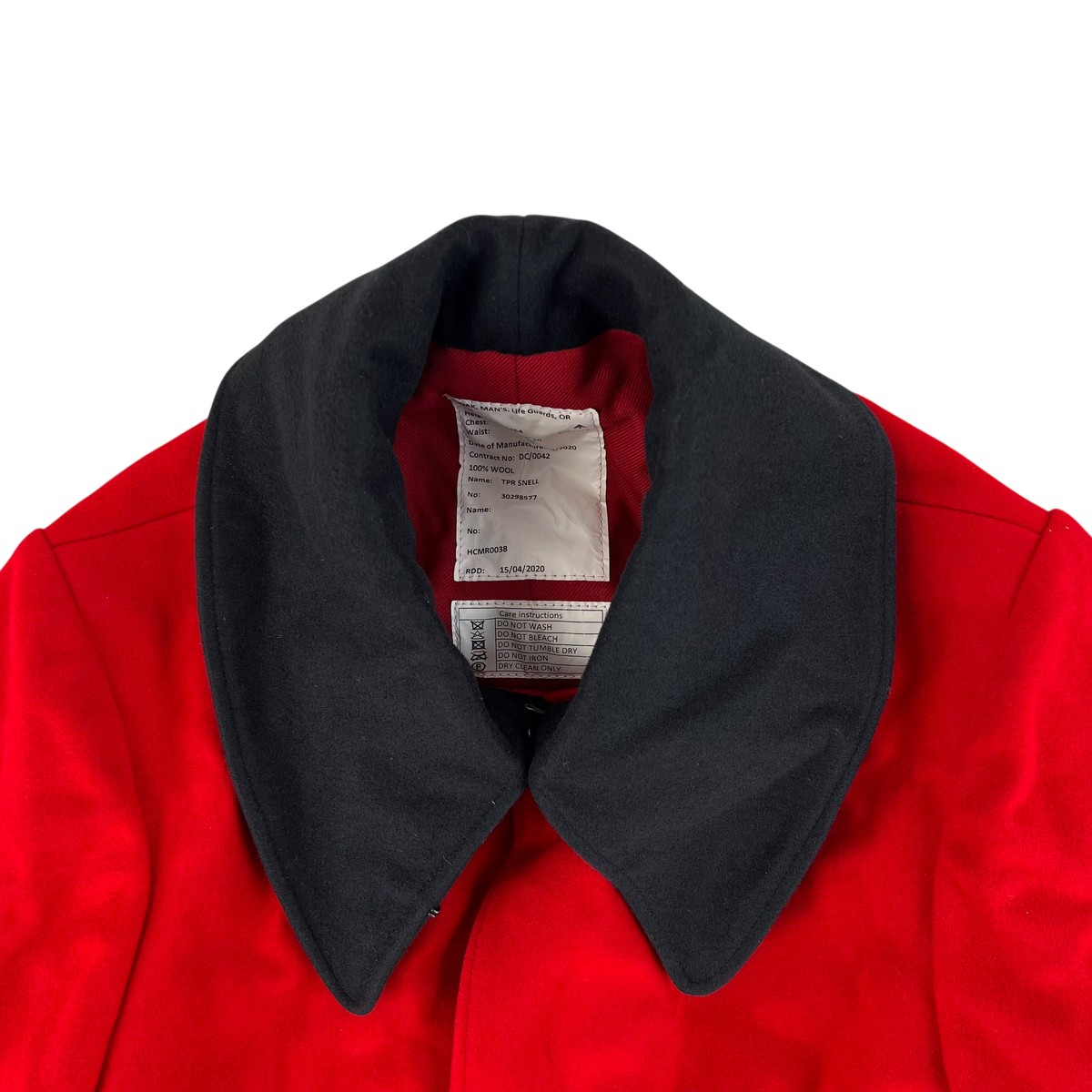British Army Household Cavalry / Life Guards Scarlet Red Cloak - Large
