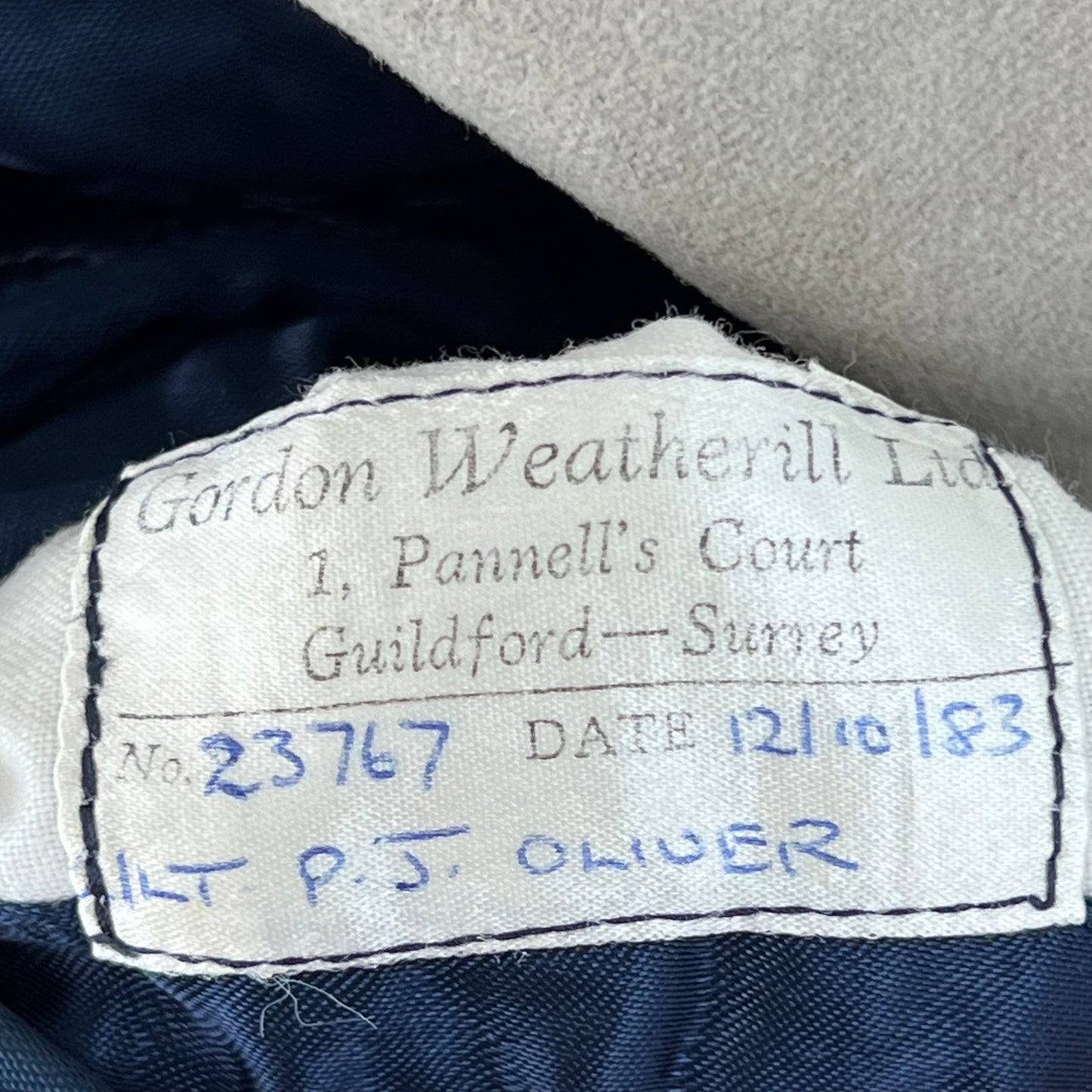 British Army 80s Mess Dress Jacket - Army Catering Corps - Small