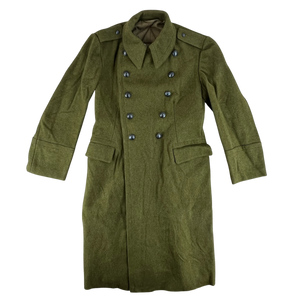 Romanian People's Army 70s Khaki Wool Greatcoat - Medium