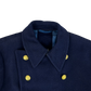 Romanian People's Navy 80s Blue Wool Greatcoat - Medium