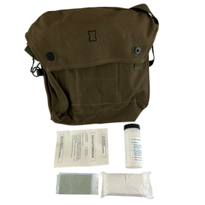 Finnish Army M61 Gas Mask Respirator Bag w/ Kit