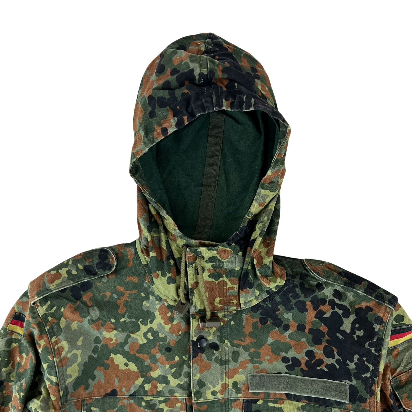 German Army Flecktarn Camouflage Combat Parka - Large GrNr 12