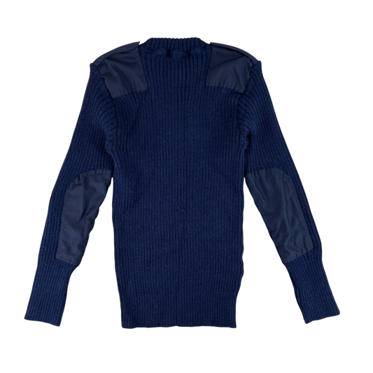 British Royal Navy Wool Crew Neck Pullover Jersey Jumper - Large