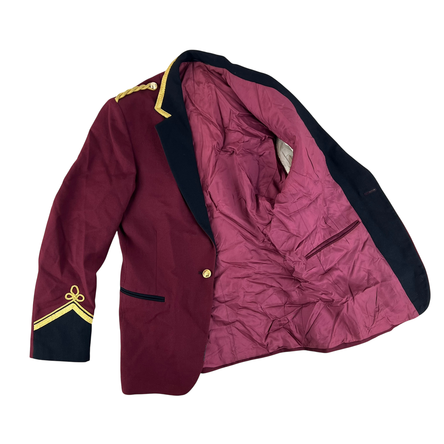 British Army Musician's Burgundy Performance Jacket - Medium