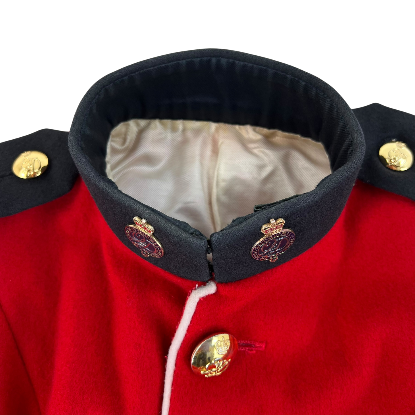 British Army Red Tunic Jacket - Queen's Division Minden Band - Small