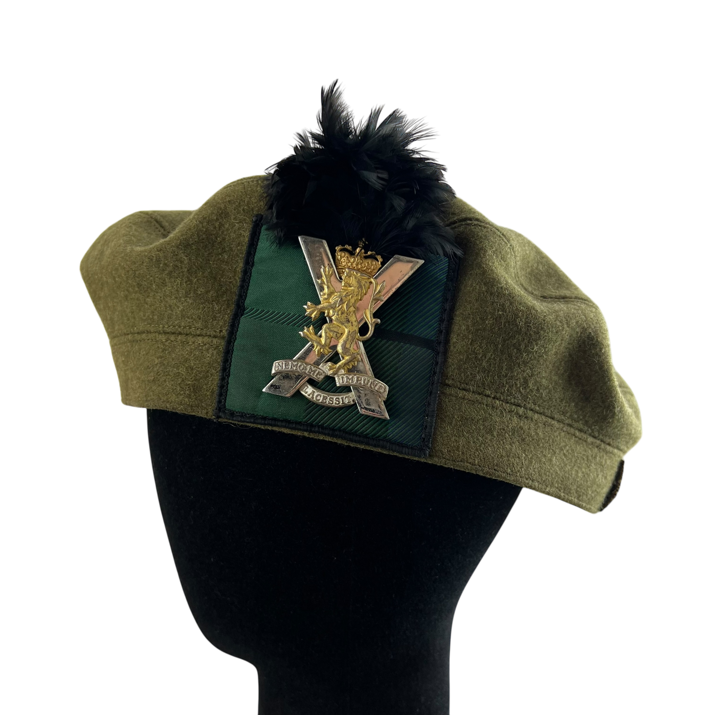 British Army Tam o Shanter w/ Plume - Royal Regiment of Scotland - Large