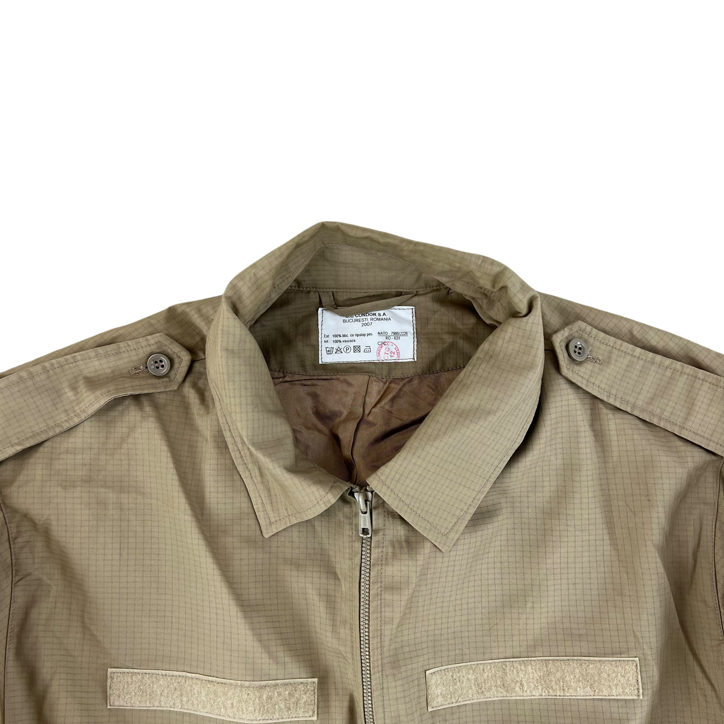 Romanian Army Tan Ripstop Blouson Jacket - XX Large