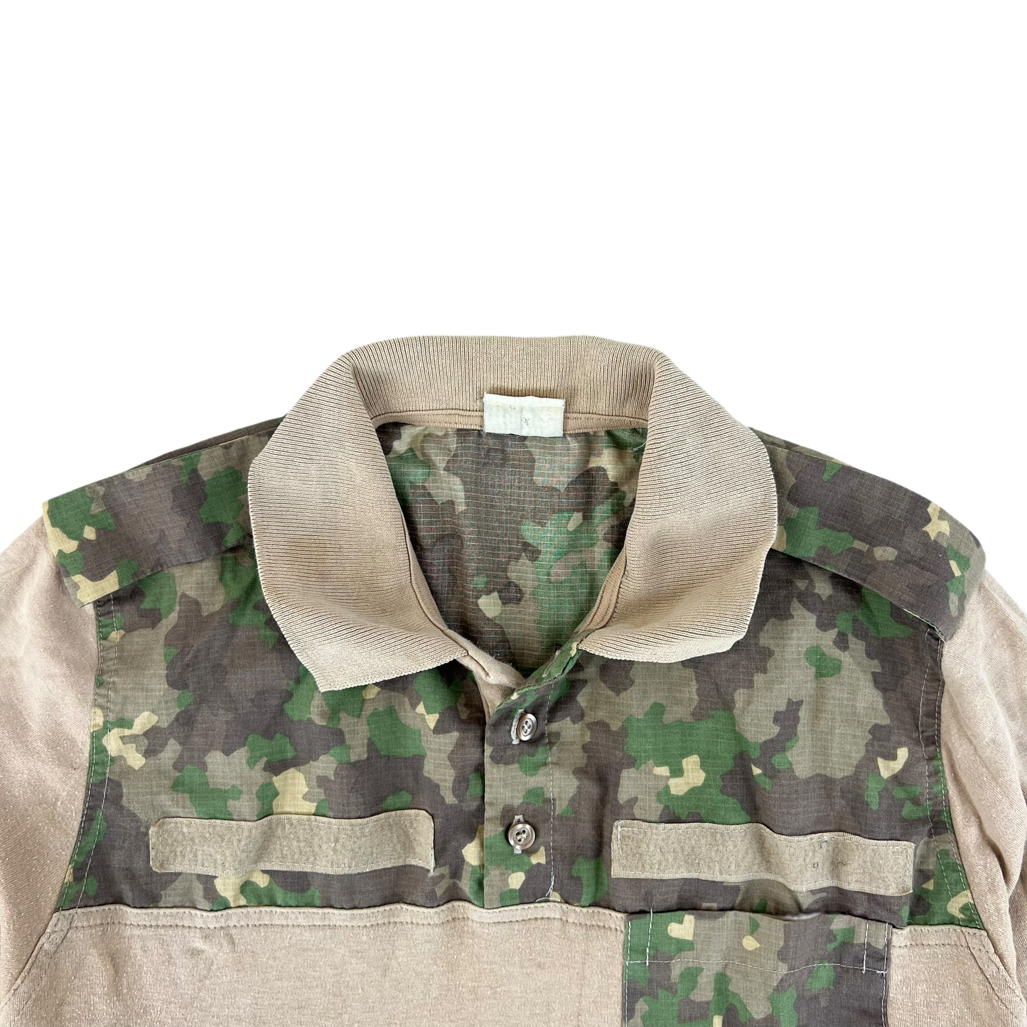Romanian Army M2017 Woodland Camouflage Polo Top - Medium